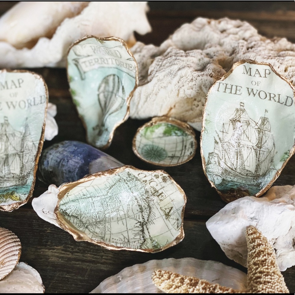 Oyster And Shell Ring Dish - image 3